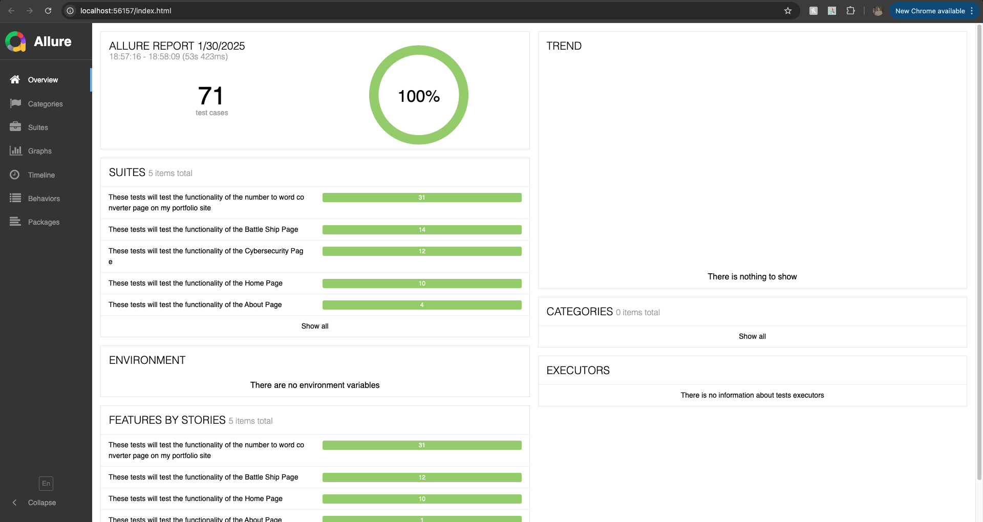 Test Automation Screenshot 3